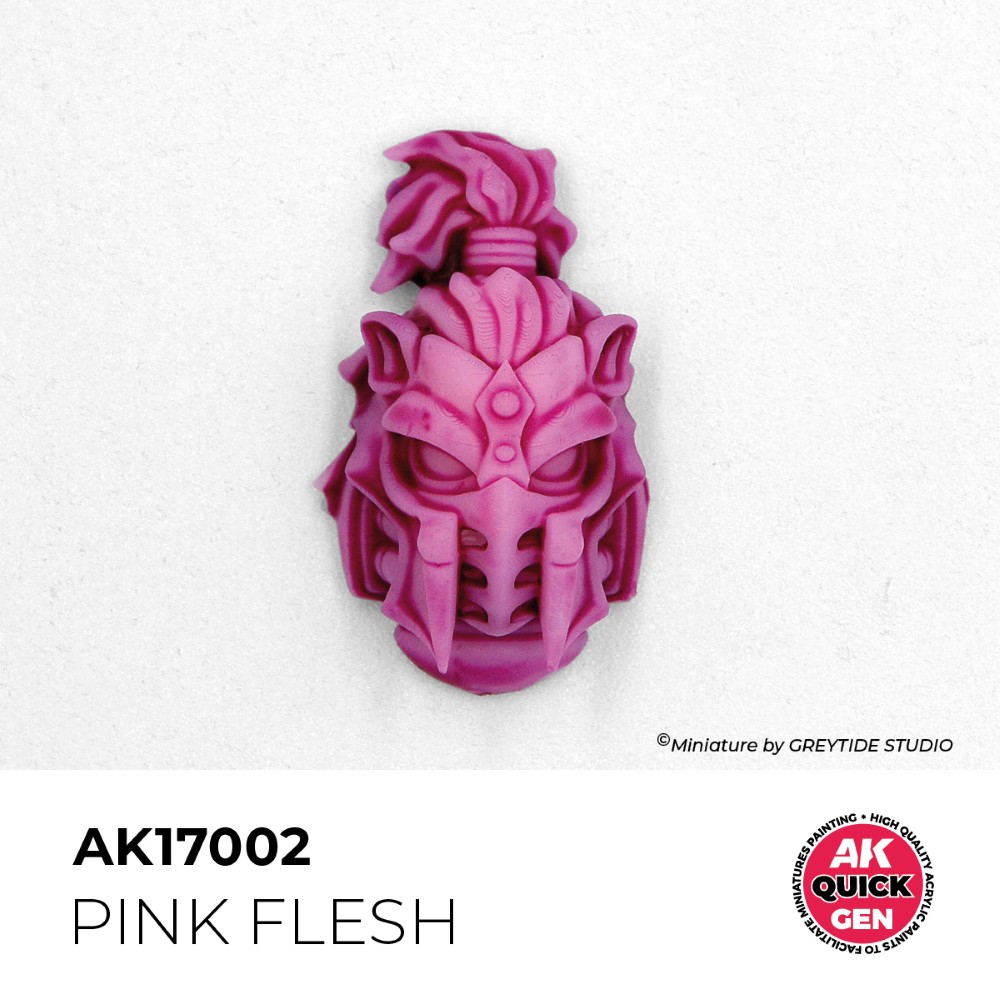 Ukážka použitia farby Pink Flesh AK17002