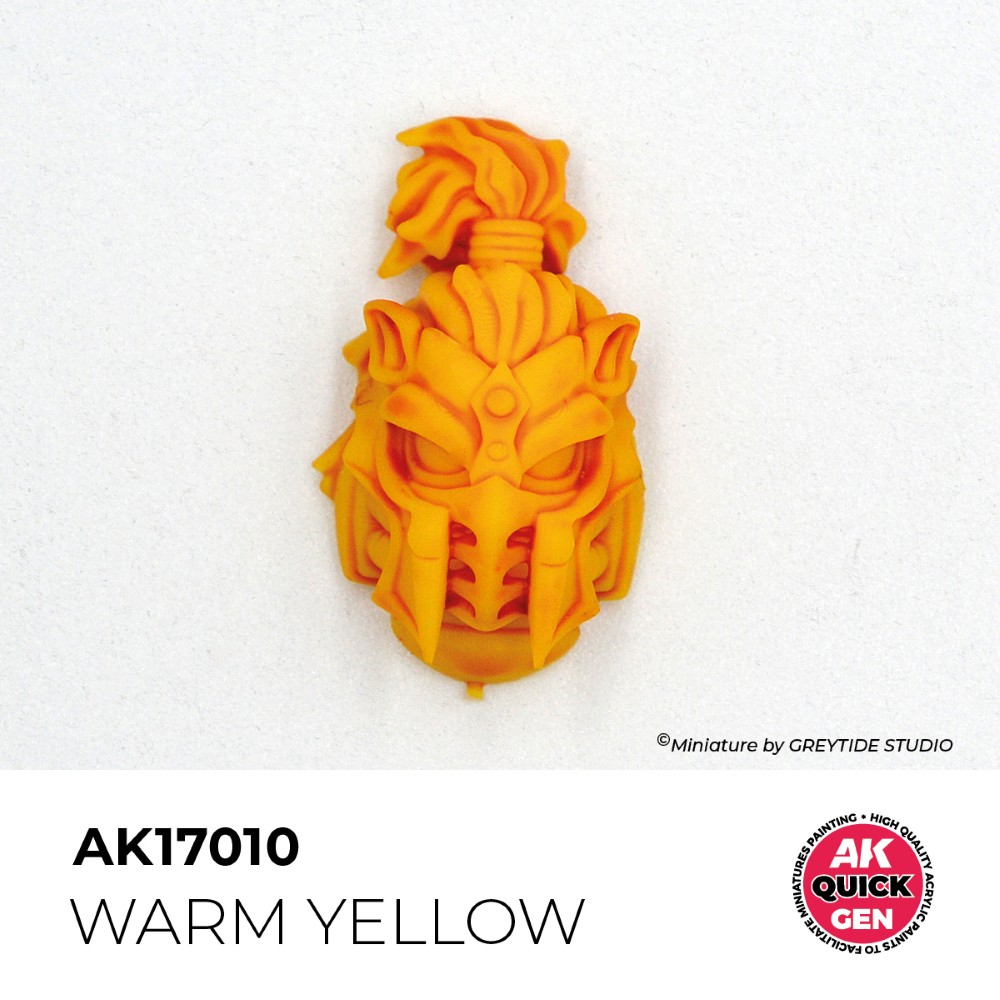 Príklad použitia farby Warm Yellow na miniatúre