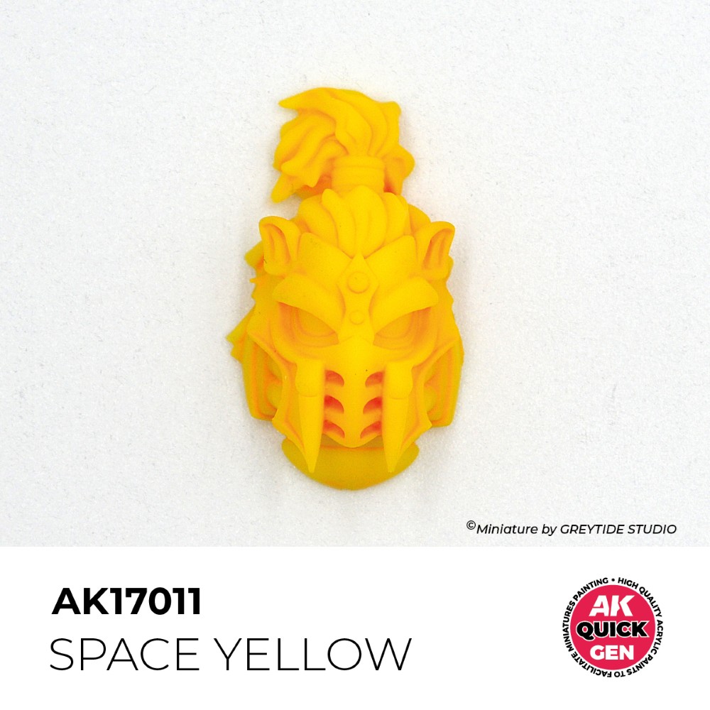 Príklad použitia farby Space Yellow na miniatúre