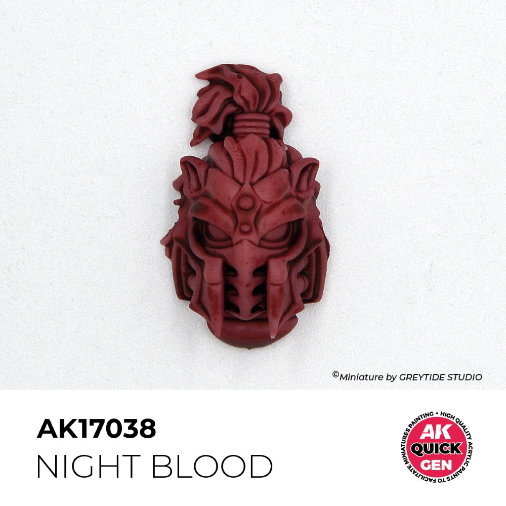 Príklad použitia farby Night Blood na miniatúre