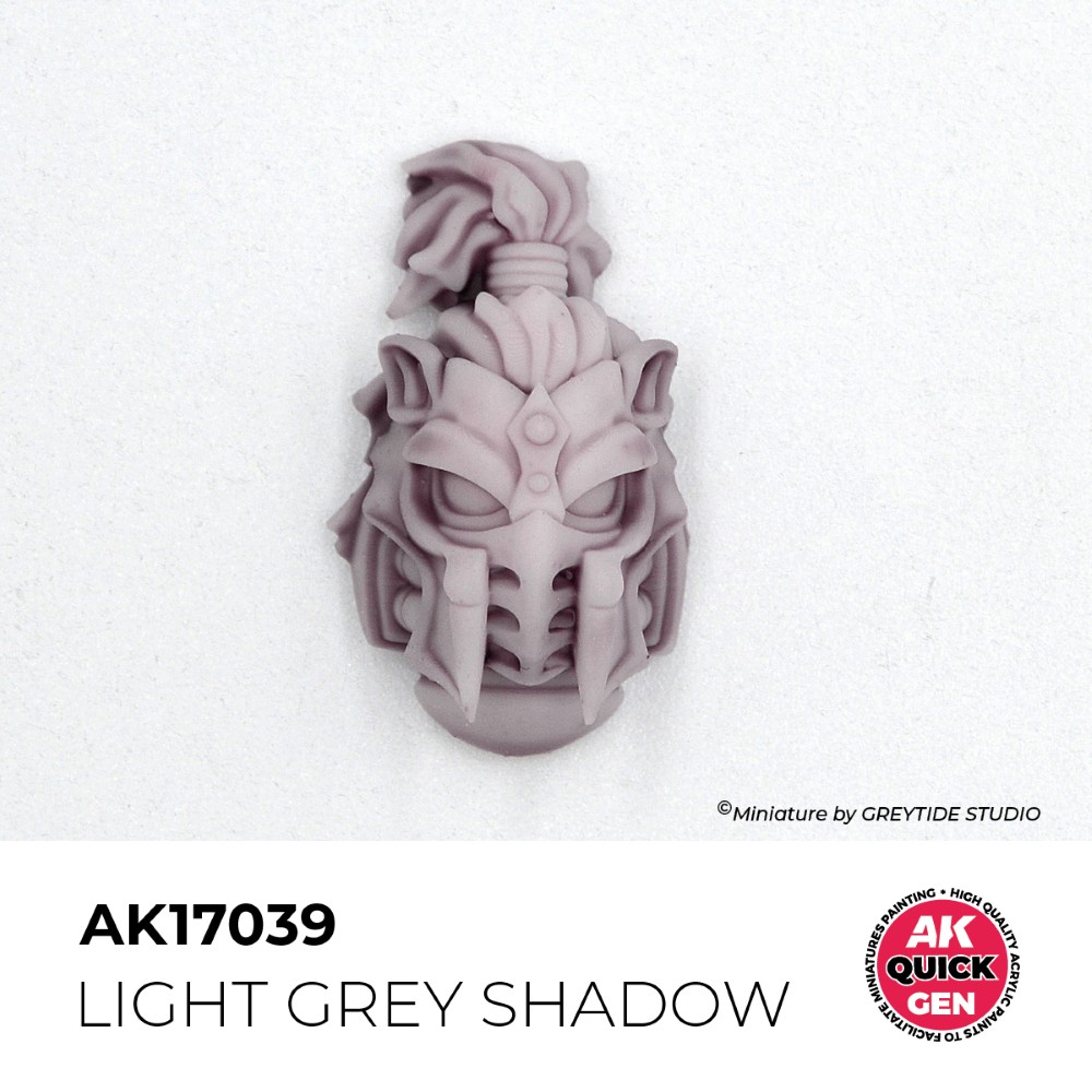 Príklad použitia farby Light Grey Shadow na miniatúre