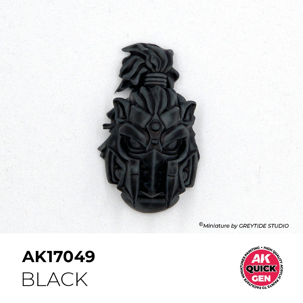 Príklad použitia farby Black na miniatúre