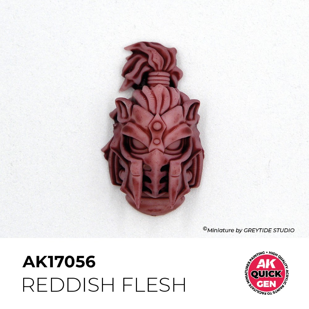 Ukážka použitia farby Reddish Flesh na miniatúre