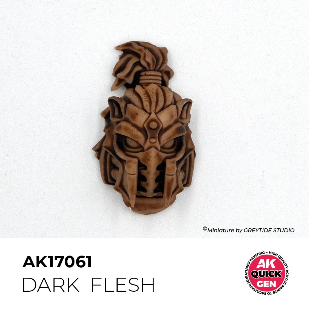 Ukážka použitia farby Dark Flesh na miniatúre