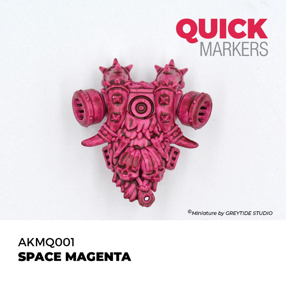 Výsledný odtieň Space Magenta Quick Marker