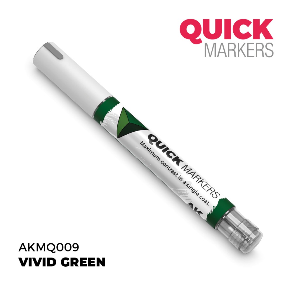 Ukážka použitia markeru Vivid Green na miniatúre