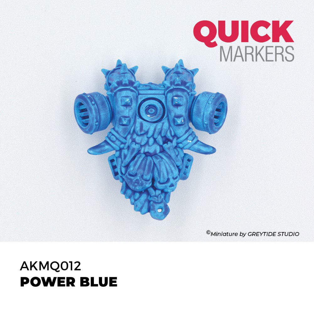 Výsledný odtieň Power Blue Quick Marker