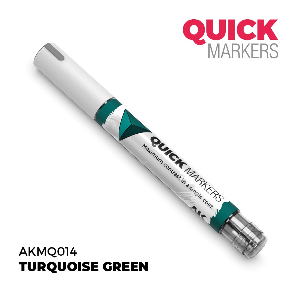 Ukážka použitia markeru Turquoise Green na miniatúre
