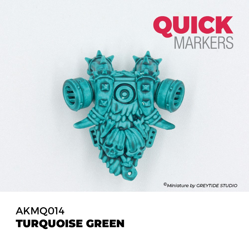 Výsledný odtieň Turquoise Green Quick Marker