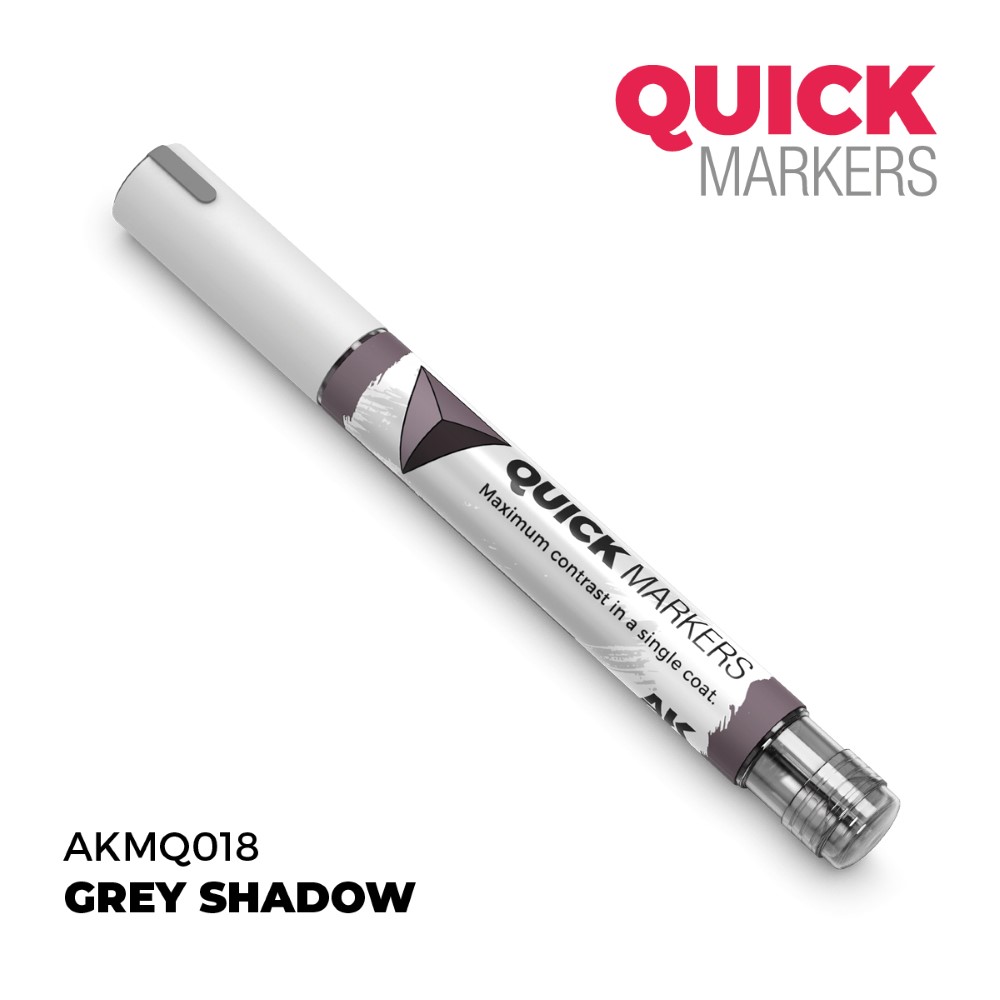 Ukážka použitia markeru Grey Shadow na miniatúre