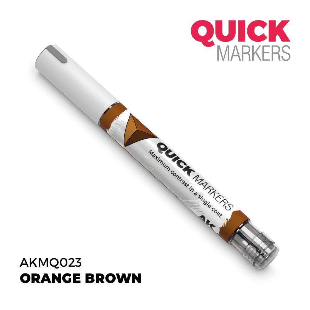 Ukážka použitia markeru Orange Brown na miniatúre