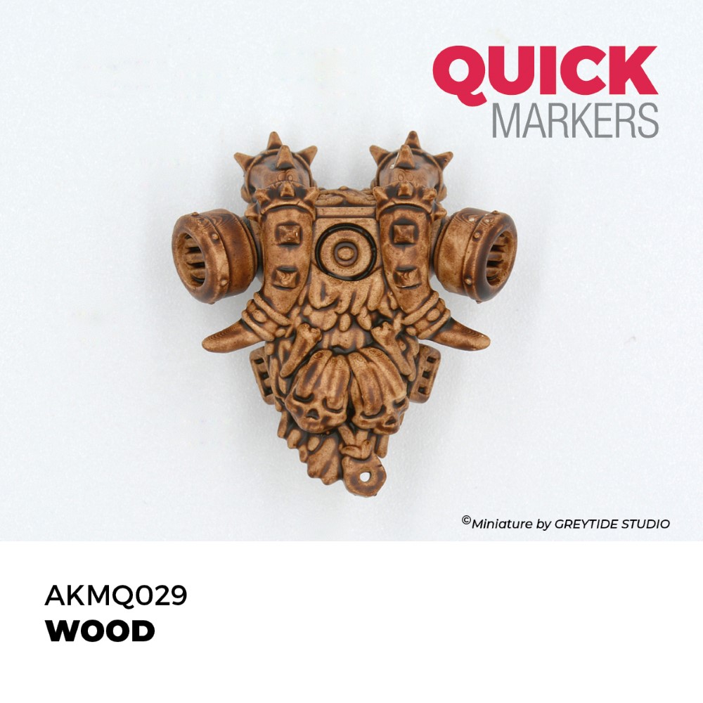 Výsledný odtieň Wood Quick Marker