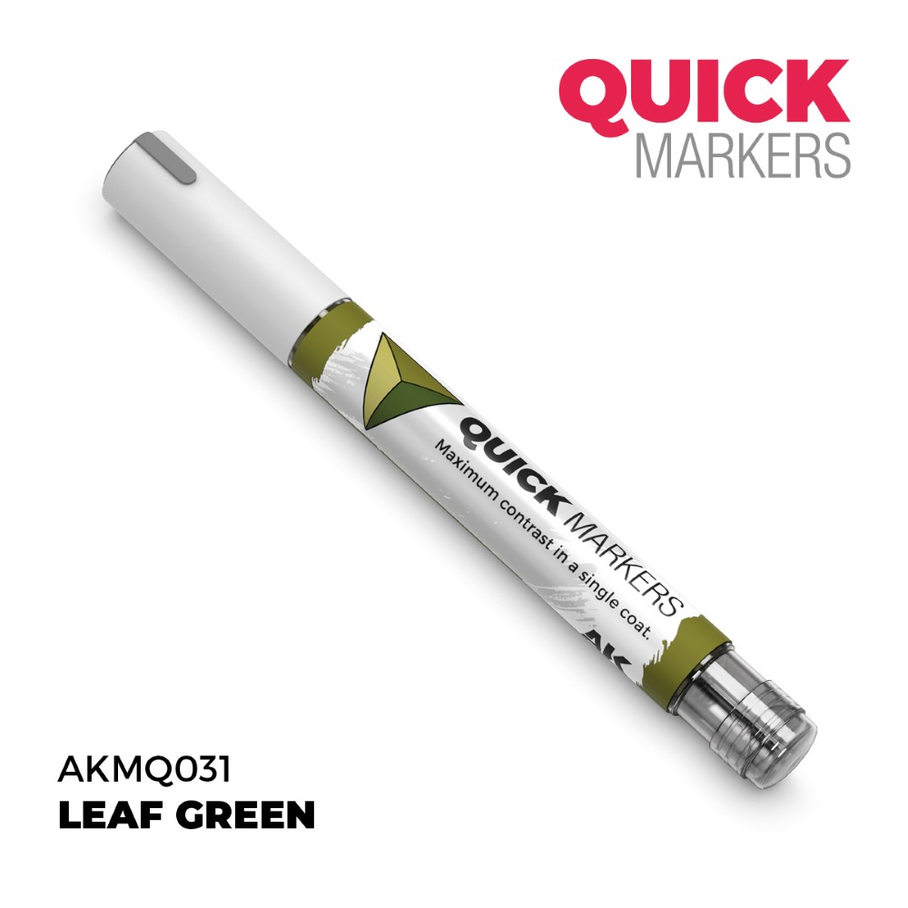 Ukážka použitia markeru Leaf Green na miniatúre