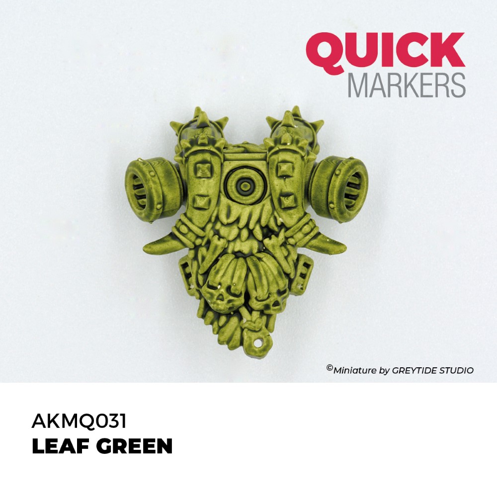 Výsledný odtieň Leaf Green Quick Marker