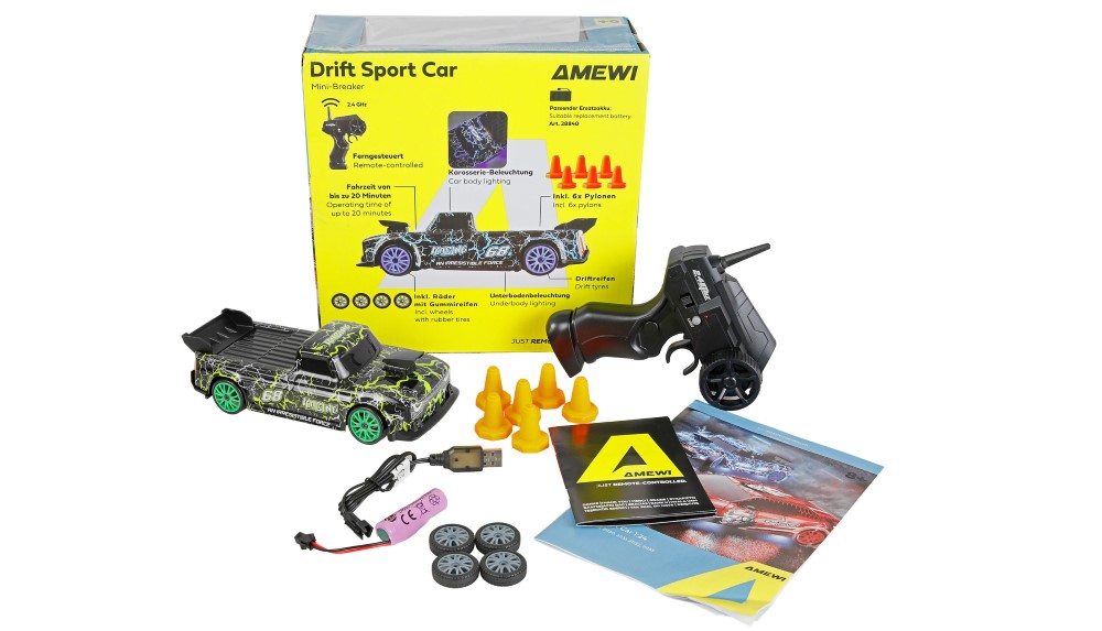 Drift Sport Car Mini-Breaker 4WD 1/24 RTR zelený