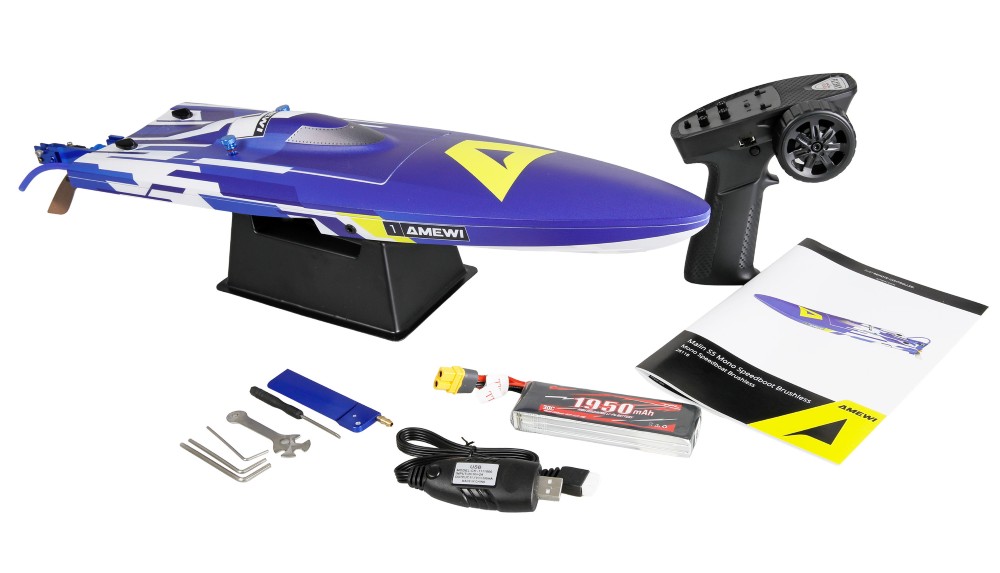 AMEWI Marlin S5 Mono-Speed Boat Brushless 450mm RTR