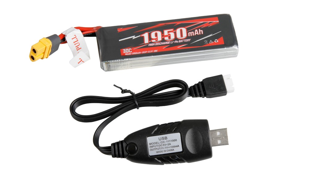 AMEWI Marlin S5 LiPo akumulátor a USB nabíjačka