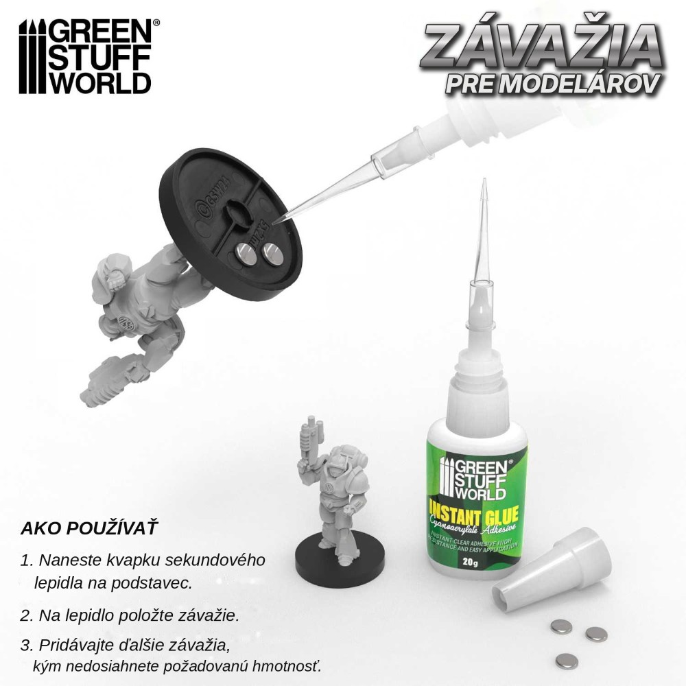 Použitie závaží Green Stuff World pri modelovaní