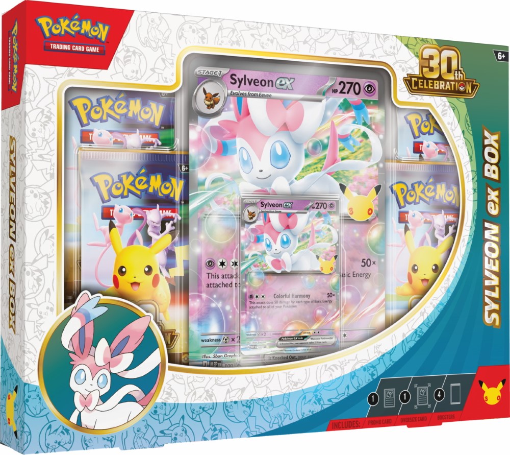 Pokémon 30th Celebration Ex Box Sylveon Ex