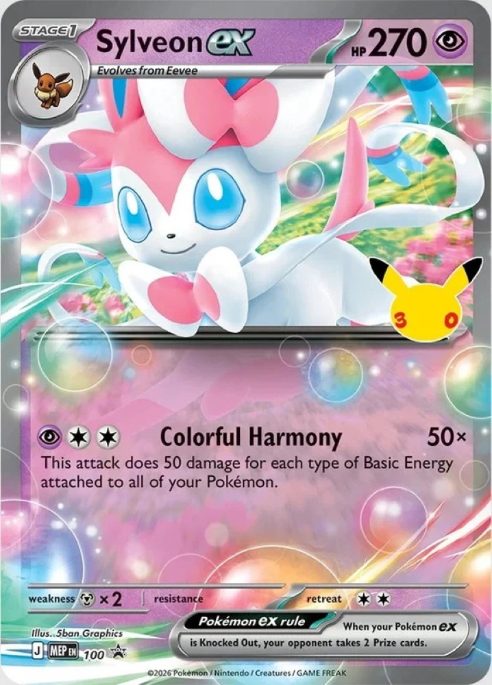 Pokémon 30th Celebration Tin Sylveon ex plechovka