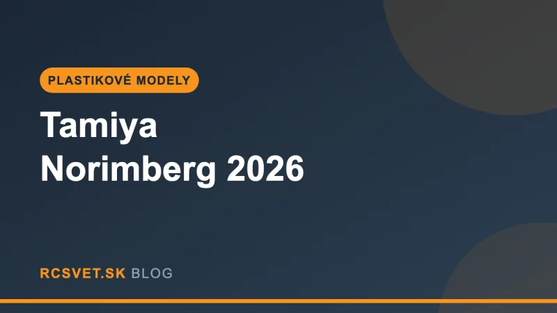 Tamiya na veľtrhu v Norimbergu 2026: Chaffee, RSO aj návrat legendárneho Clod Bustera