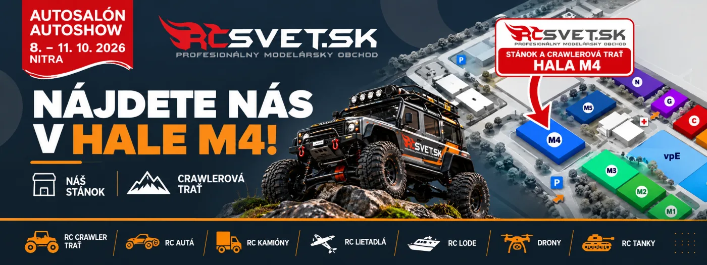 RCSVET.sk na AUTOSALÓN AUTOSHOW NITRA 2026 – nájdete nás v hale M4!