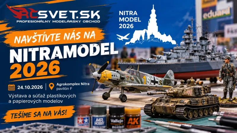 NitraModel 2026 – sviatok modelárstva už 24. októbra v Nitre! Príďte za nami!